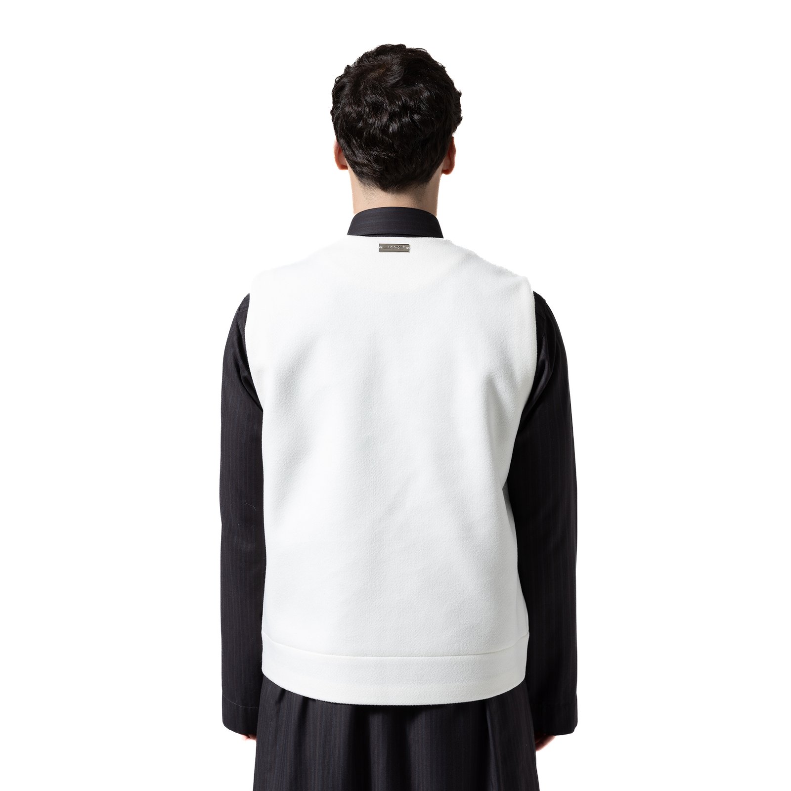 V-Line White Vest - Image 3