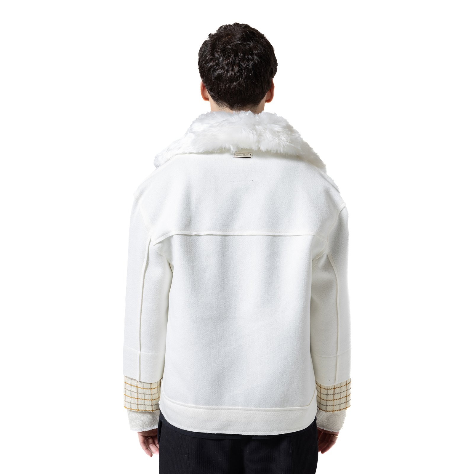 White David Crew Jacket - Image 3