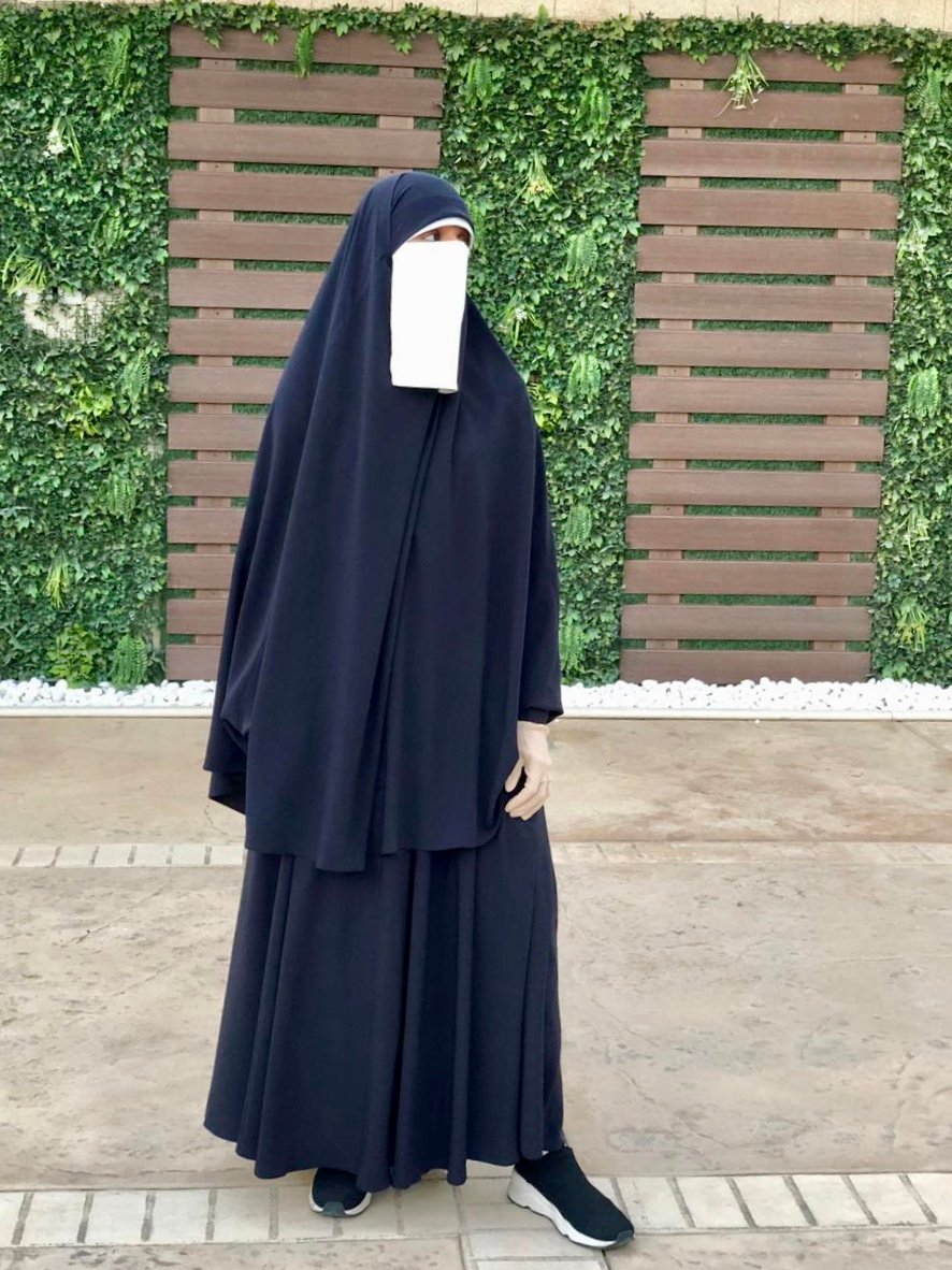 خمار تركي - كحلي غامق - صورة 1
