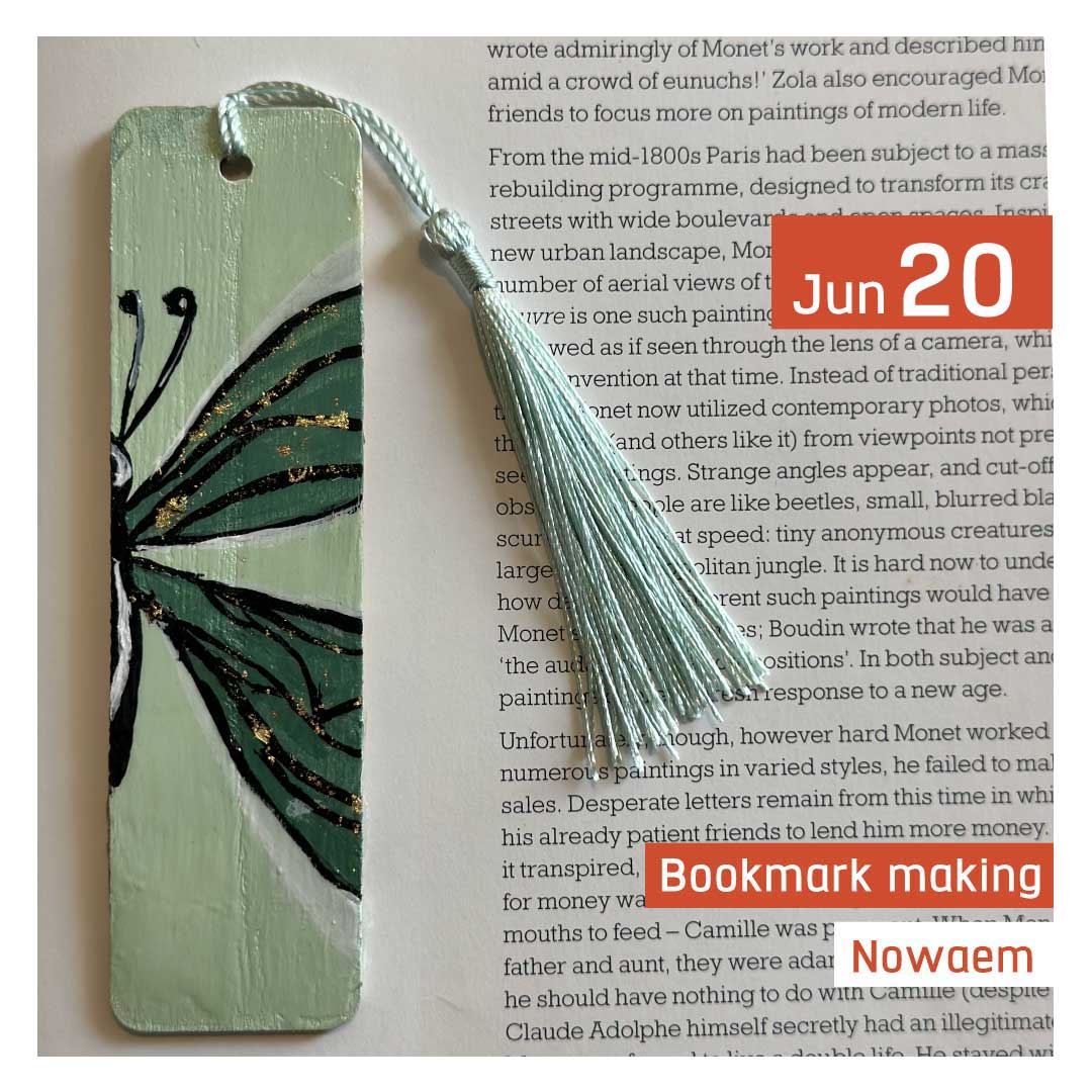 Bookmark making - صناعة فواصل الكتب  - Image 1