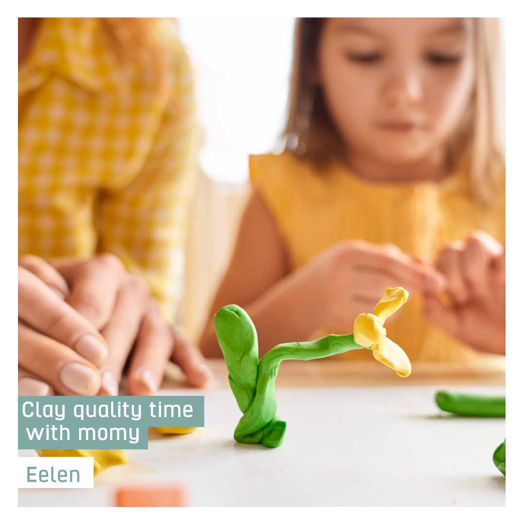 Clay quality time with momy - Image 1