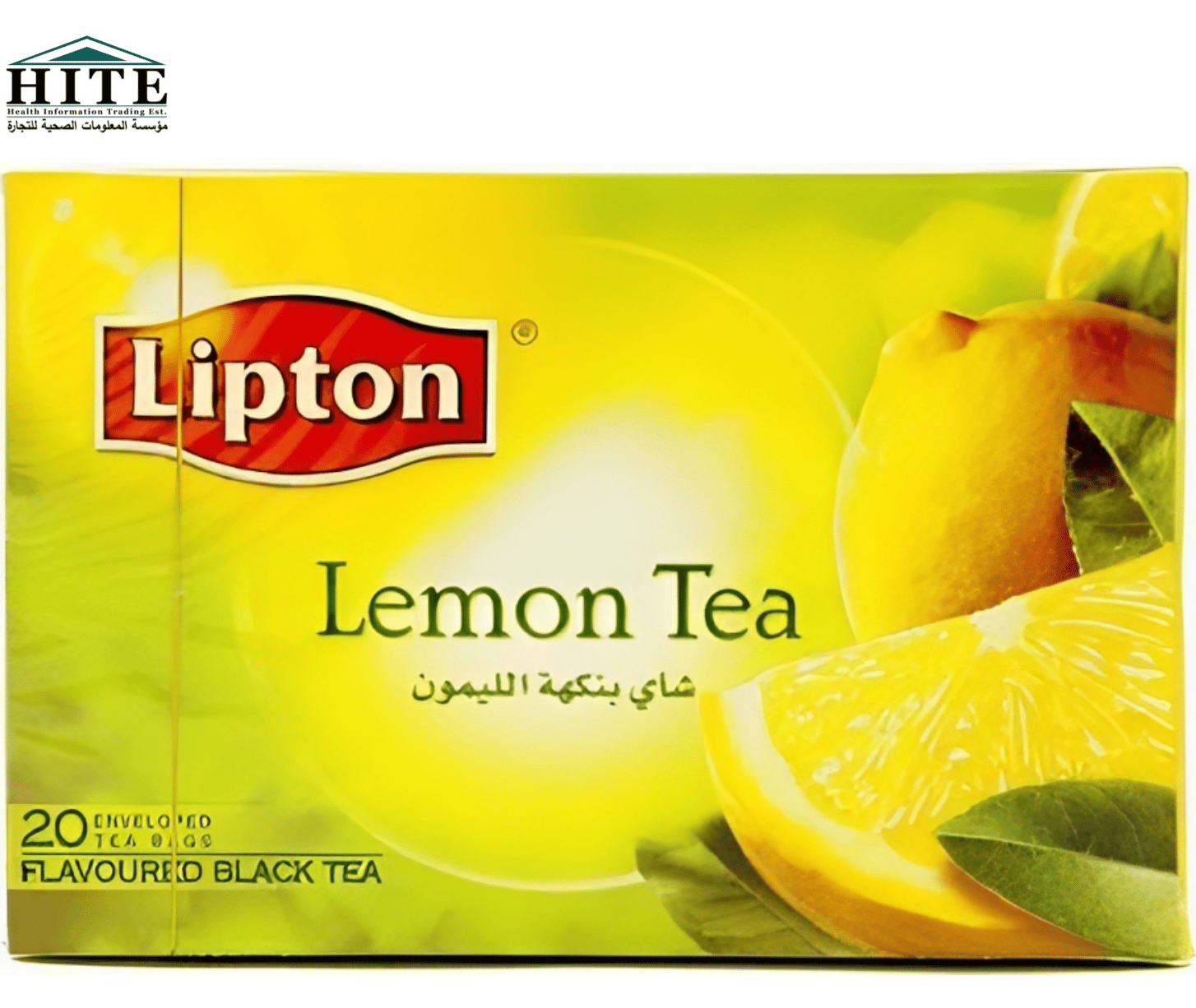 LIPTON LEMON TEA شاي ليبتون ليمون 100 كيس - صورة 1