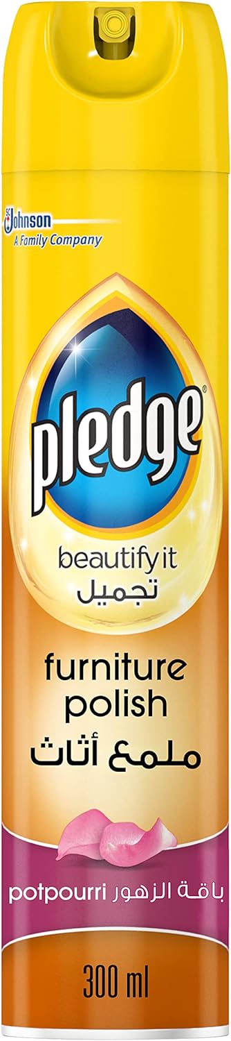 منظف وملمع الاثاث برائحة باقة الزهور من بليدج، 300 مل - Image 1