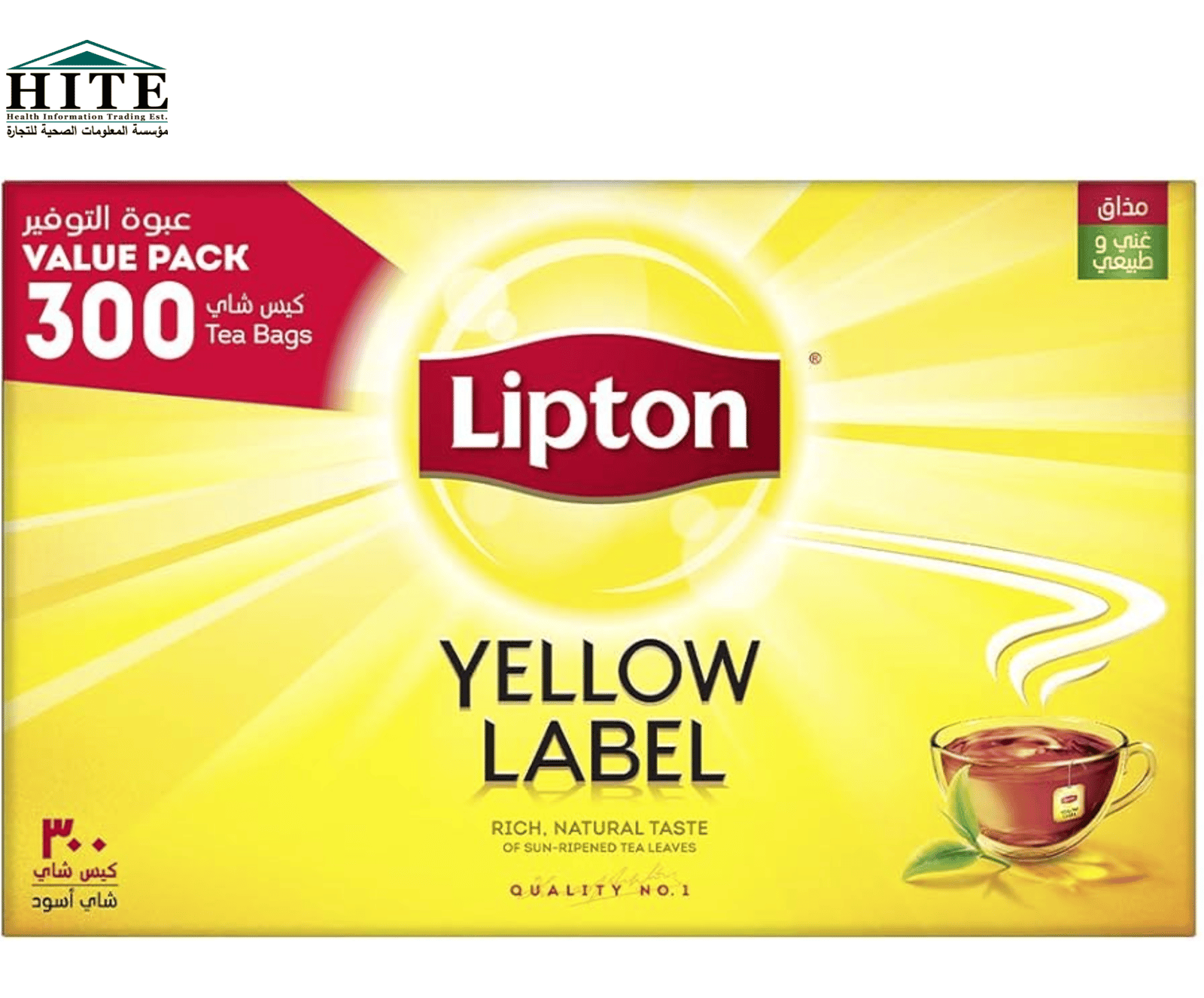 LIPTON TB 300 شاي ليبتون 300كيس - صورة 1