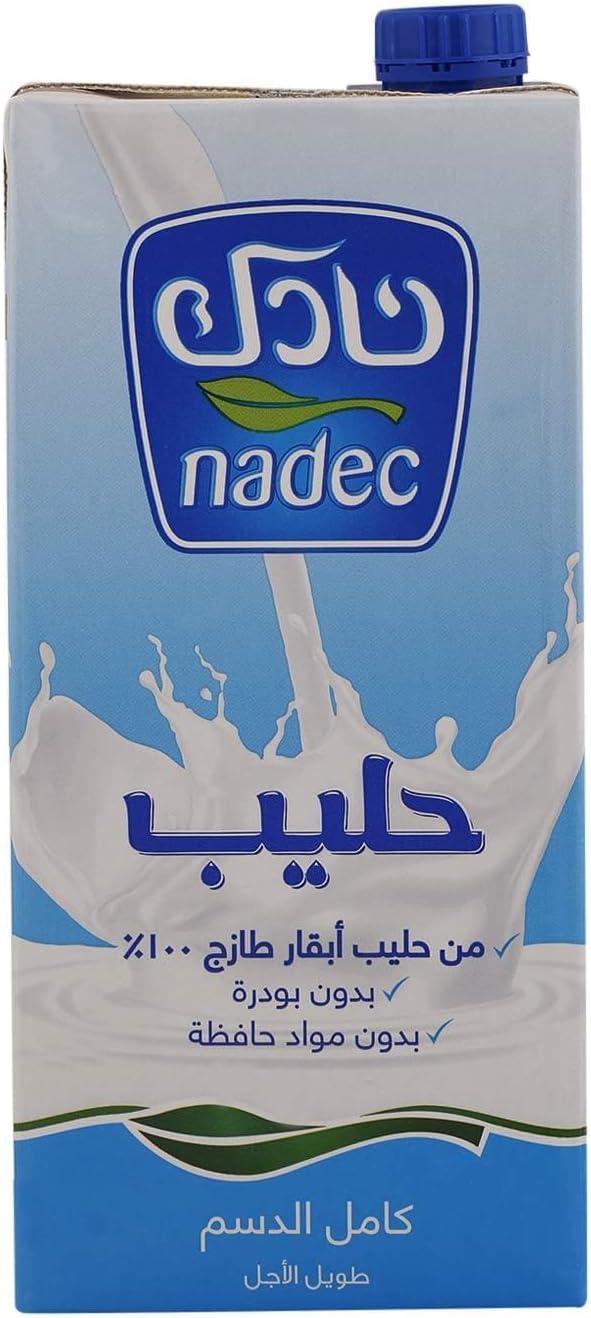 حليب كامل الدسم من نادك طويل الأجل، 12 عبوة ×1 لتر - صورة 2