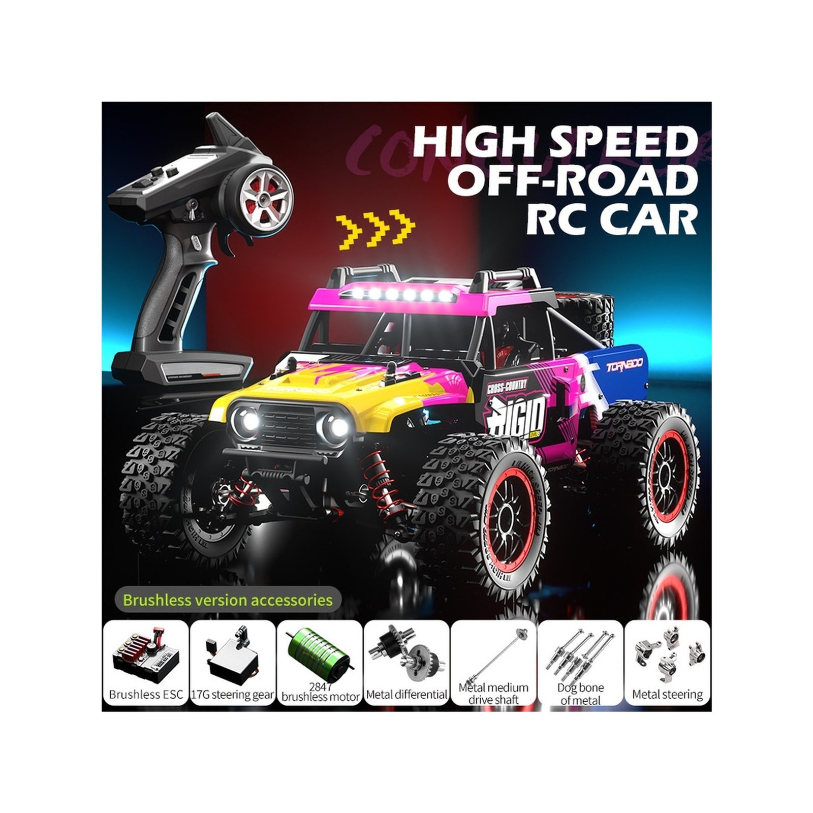 RIGID PRO 1/14 Brushless Buggy RTR - صورة 1