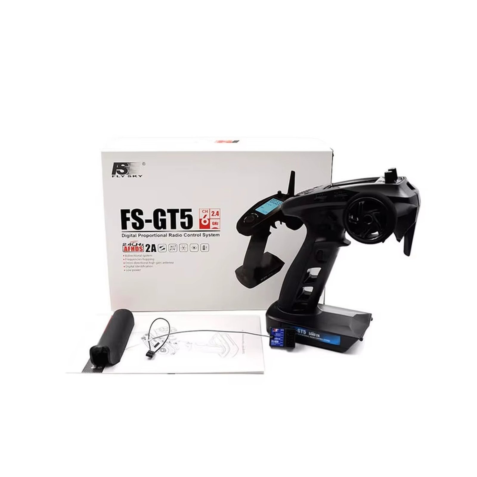 FLYSKY FS-GT5-6CH Transmitter Set - Image 1