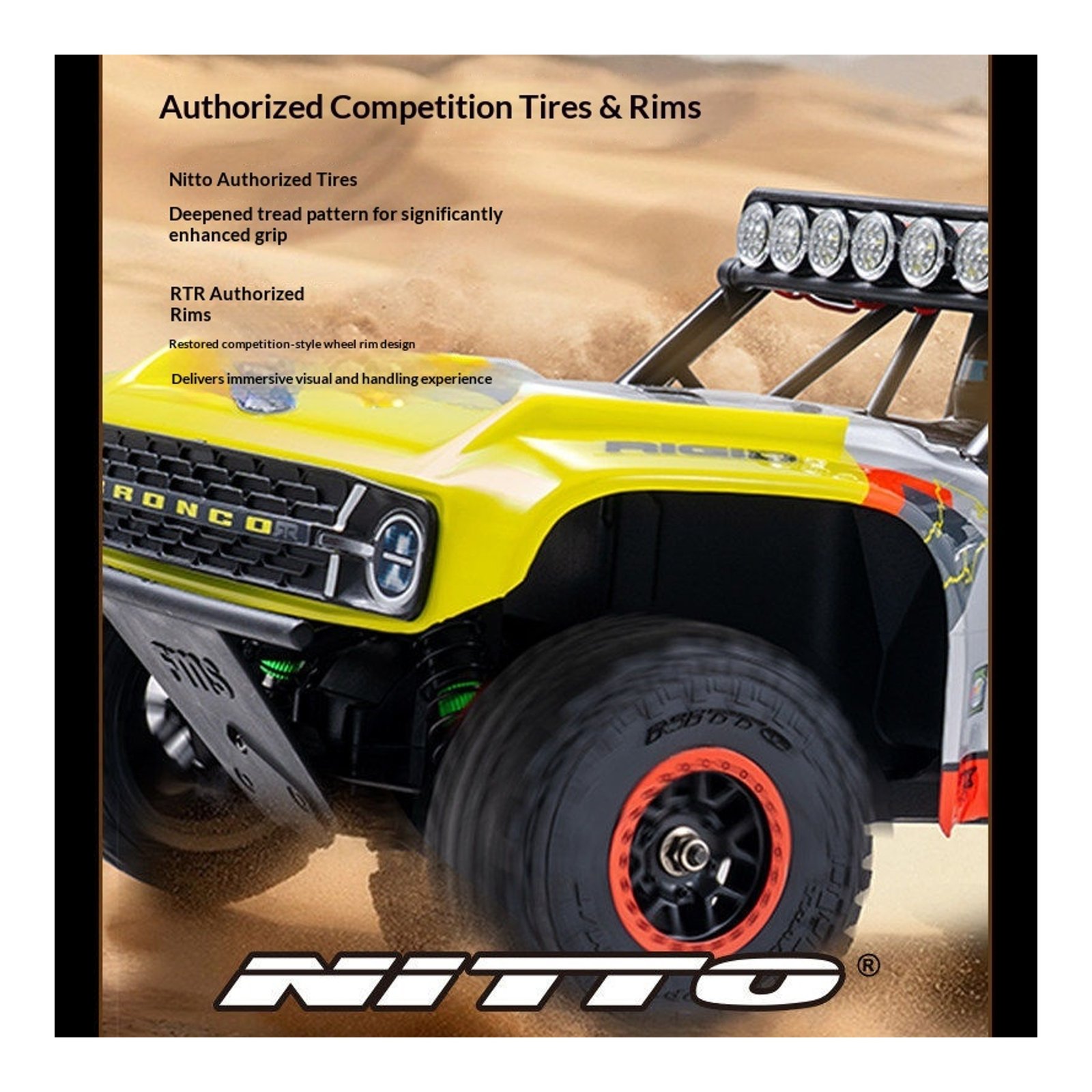 FMS FORD BRONCO 1/18 Brushless RTR - صورة 8