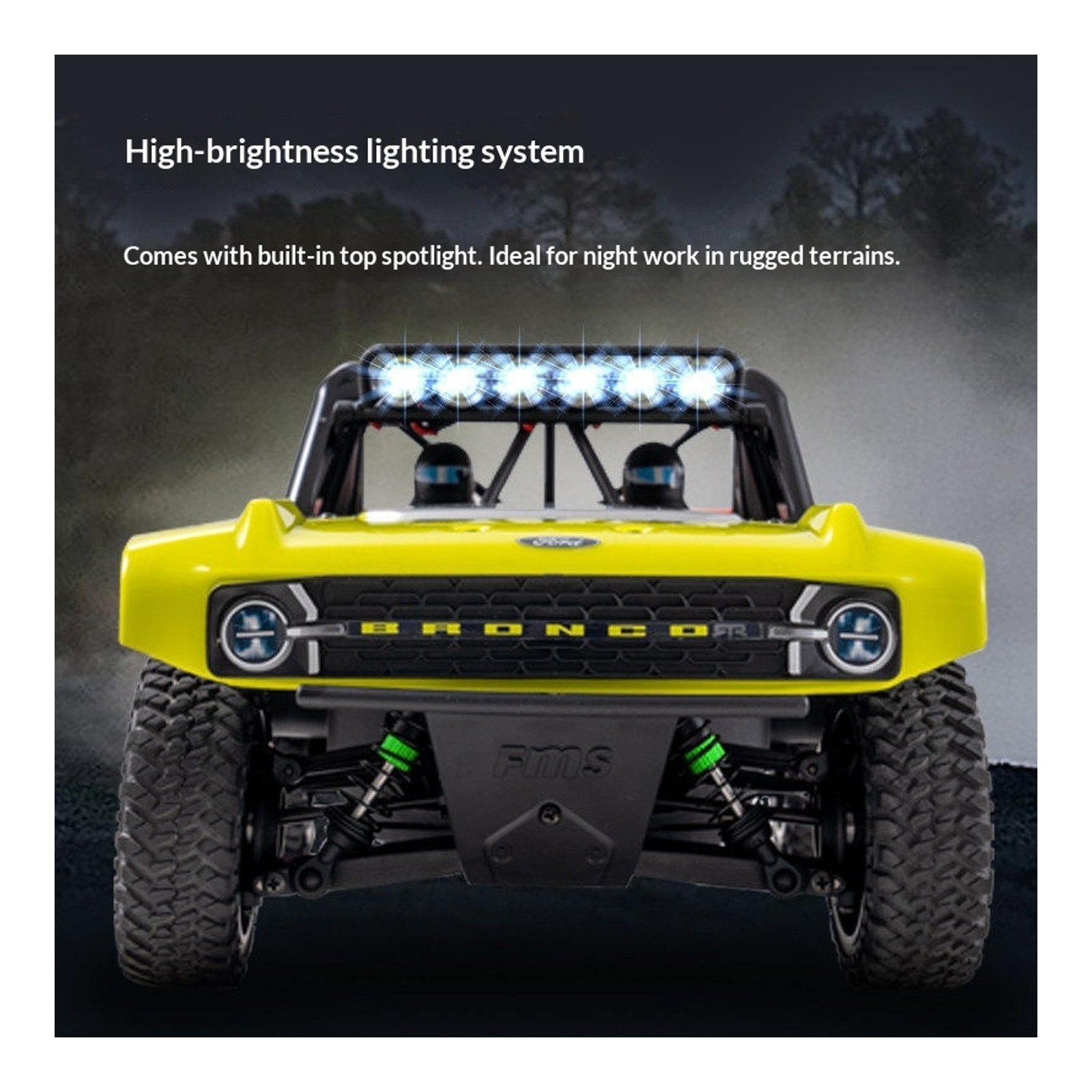 FMS FORD BRONCO 1/18 Brushless RTR - صورة 5