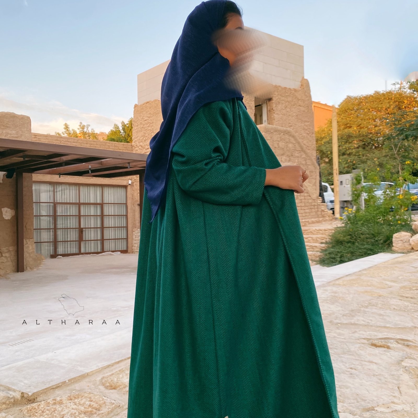 Emrald Green Coat  - صورة 5