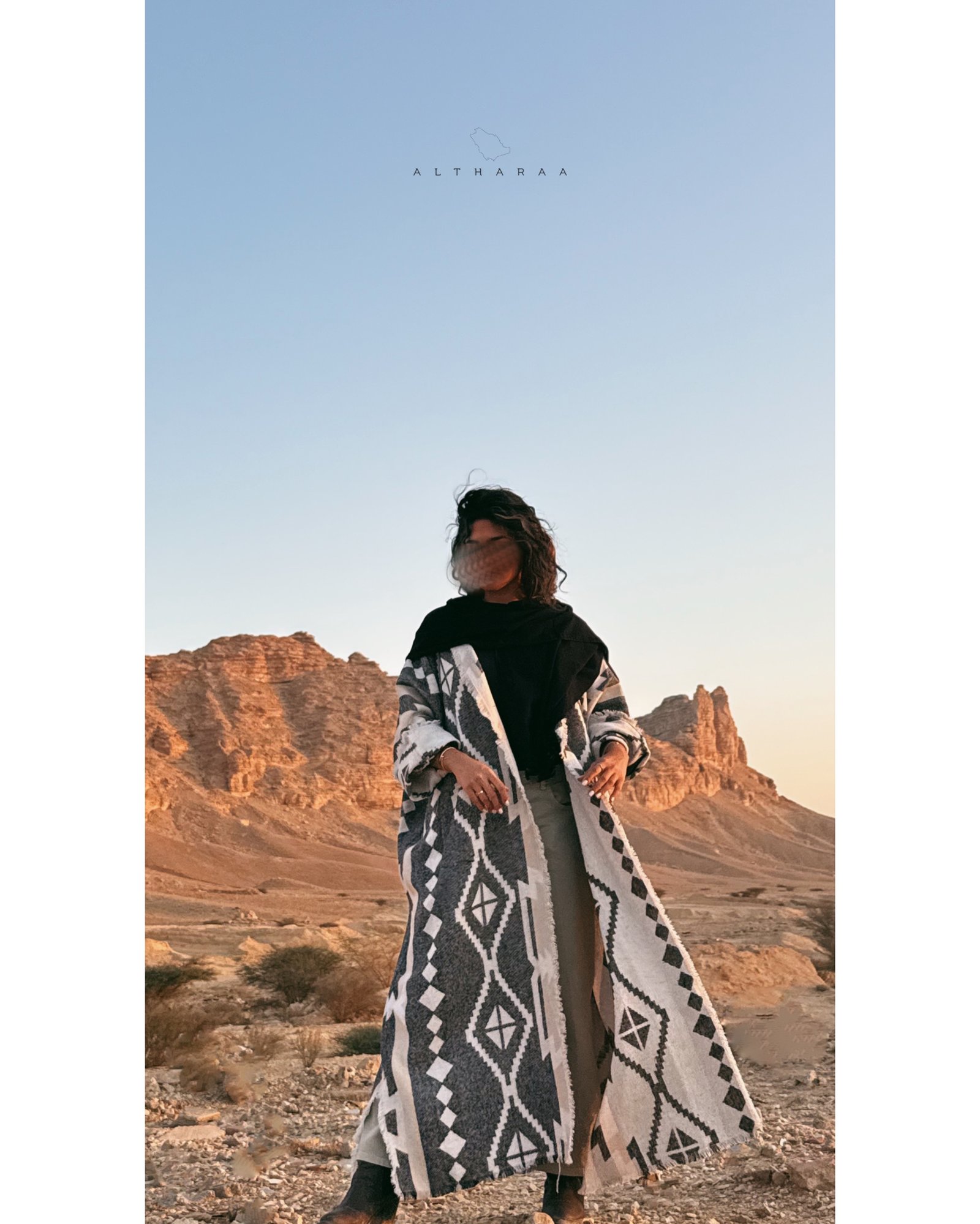  صوف تركي دبل فيس (أسود) - صورة 4