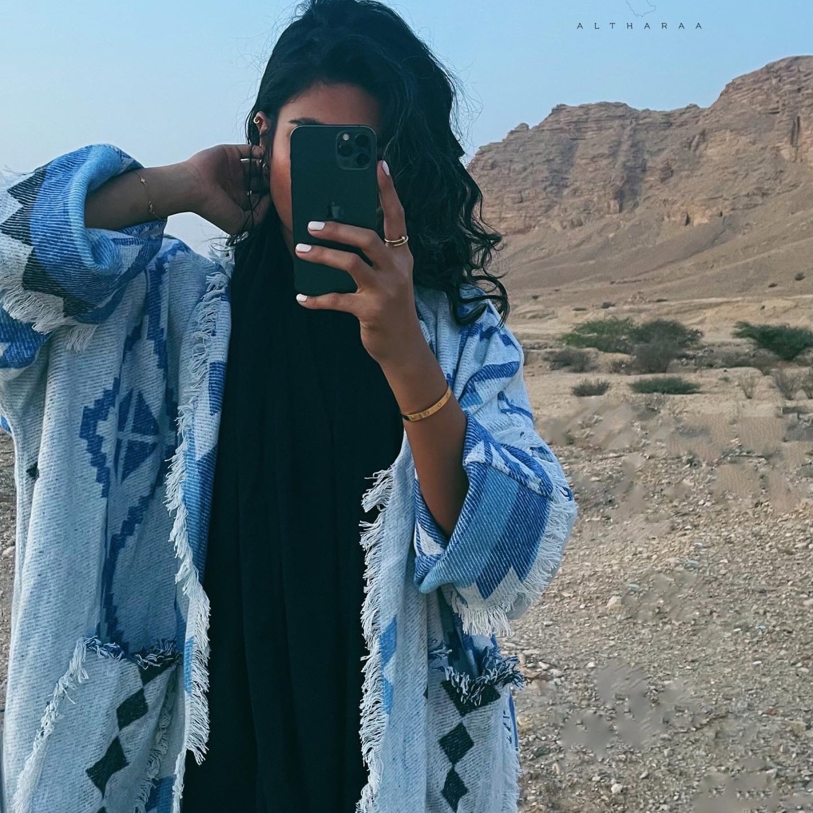 صوف تركي دبل فيس (كحلي) - صورة 2