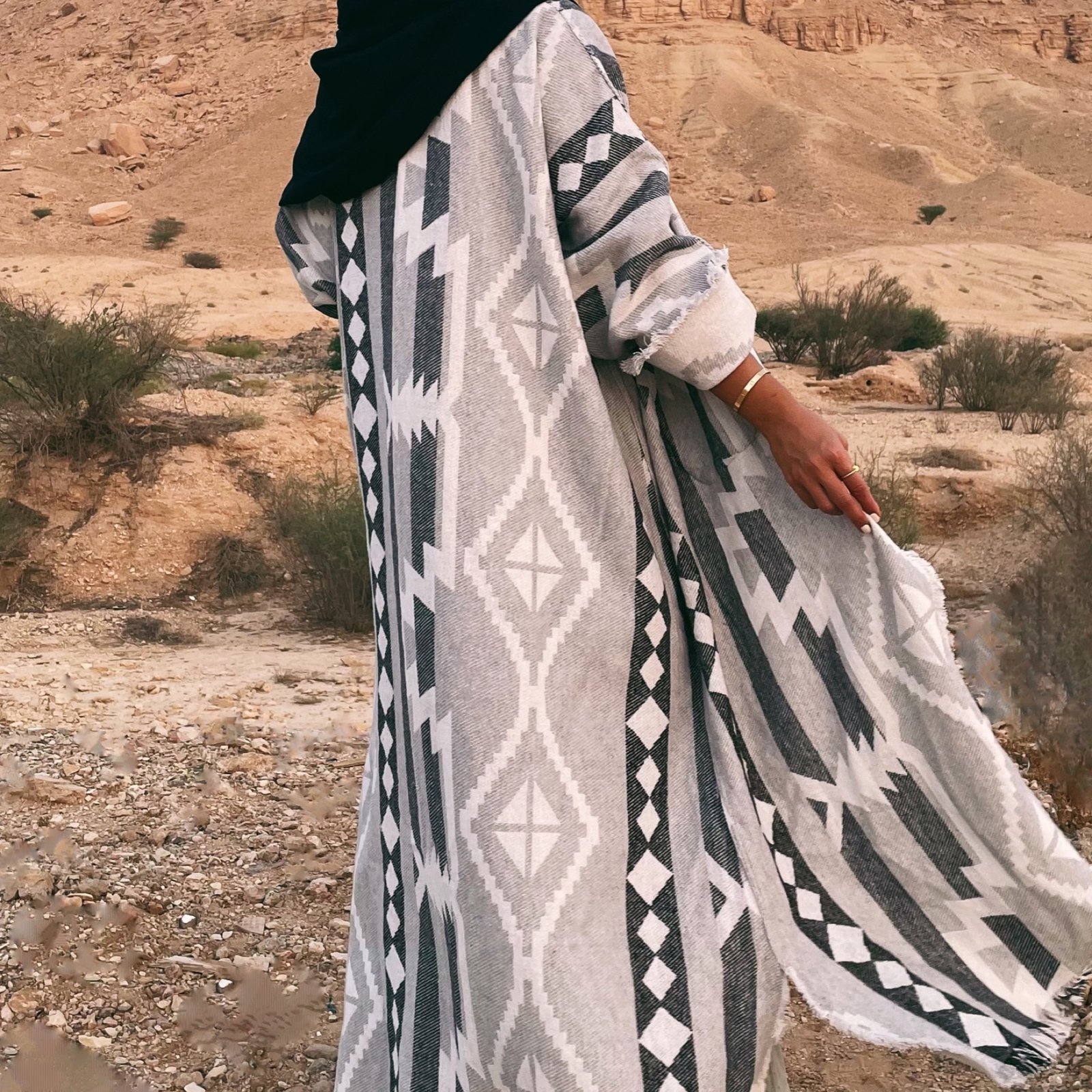 صوف تركي دبل فيس (أسود) - Image 4