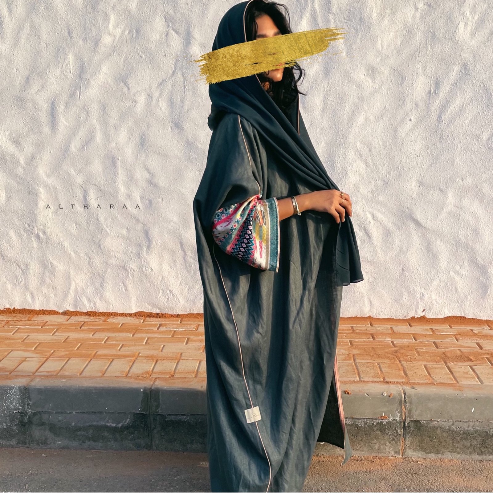 طقم لينن (تركواز) - صورة 4