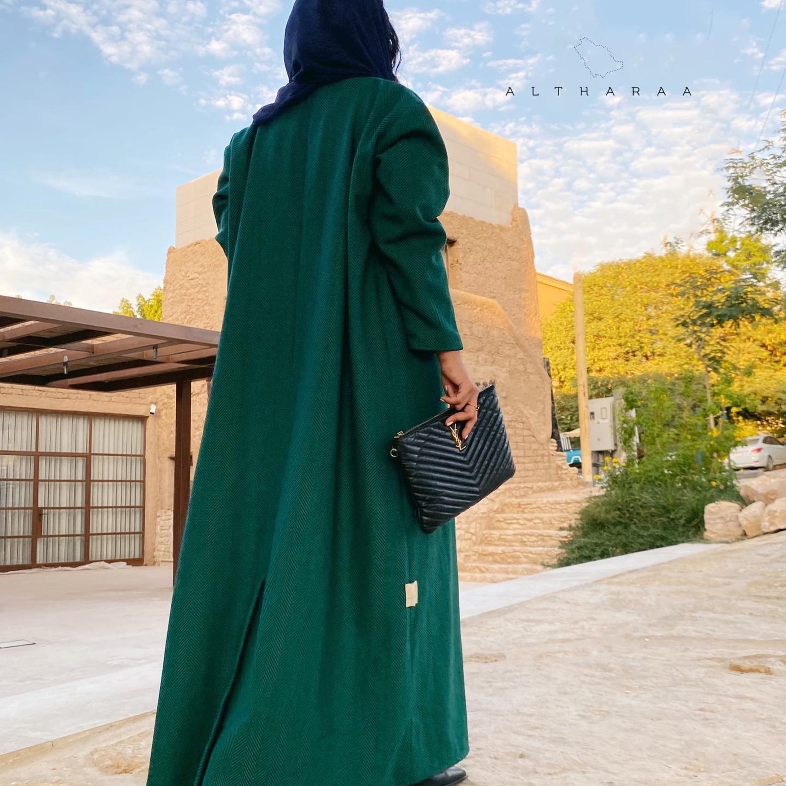 Emrald Green Coat  - صورة 2