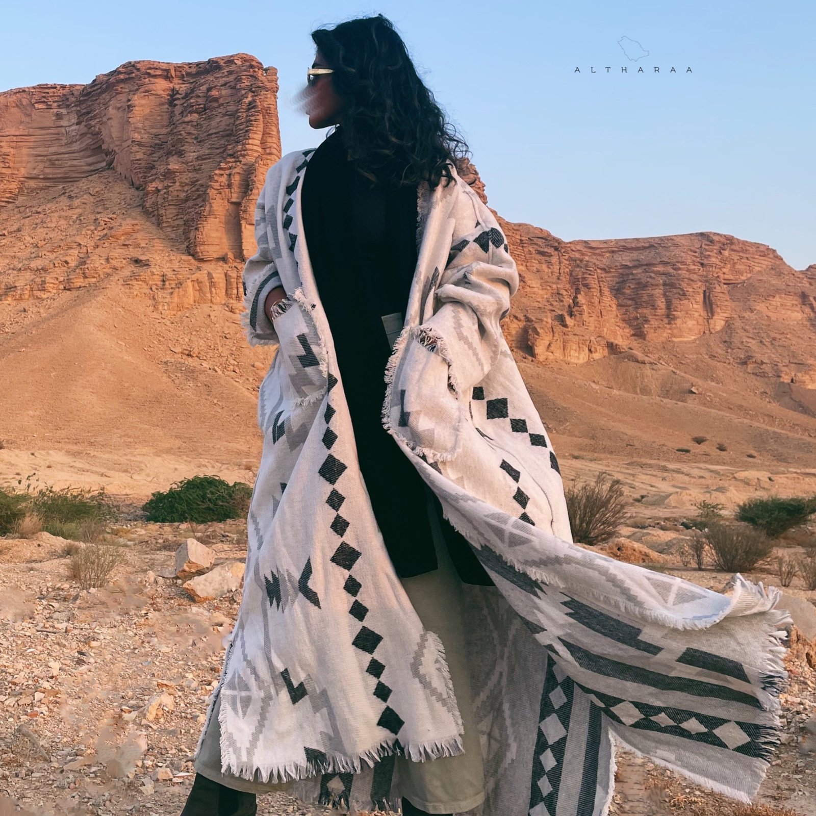 صوف تركي دبل فيس (أسود) - Image 1