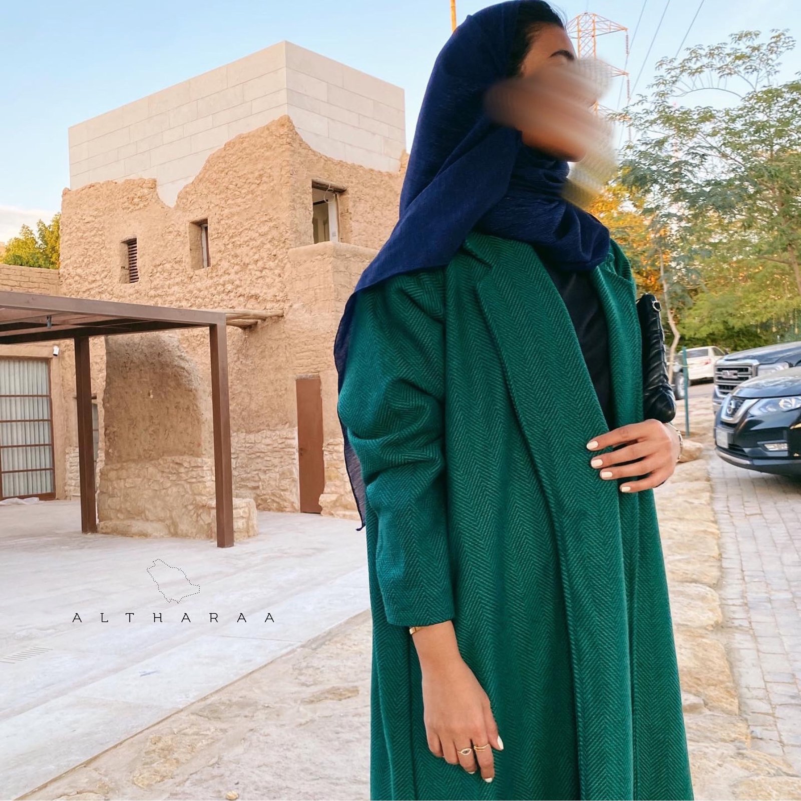 Emrald Green Coat  - صورة 4
