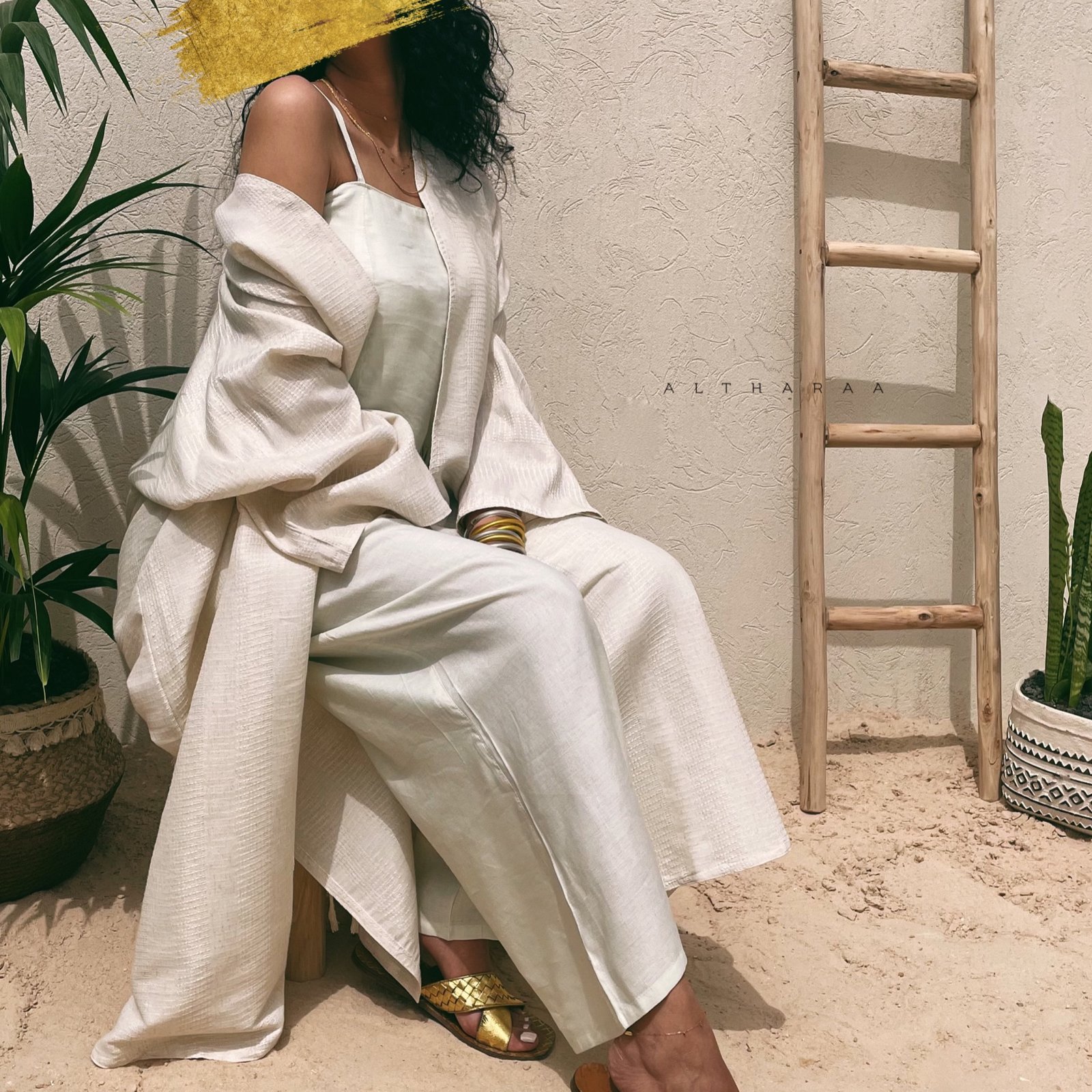 Pistachio Linen Jumpsuit Set  - Image 5