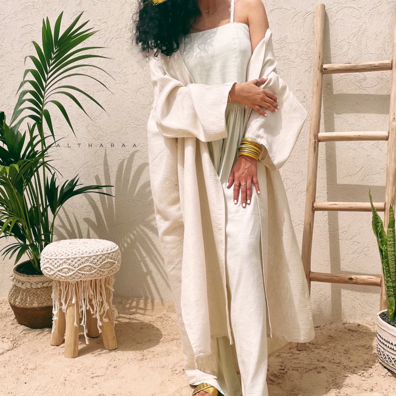Pistachio Linen Jumpsuit Set  - Image 6