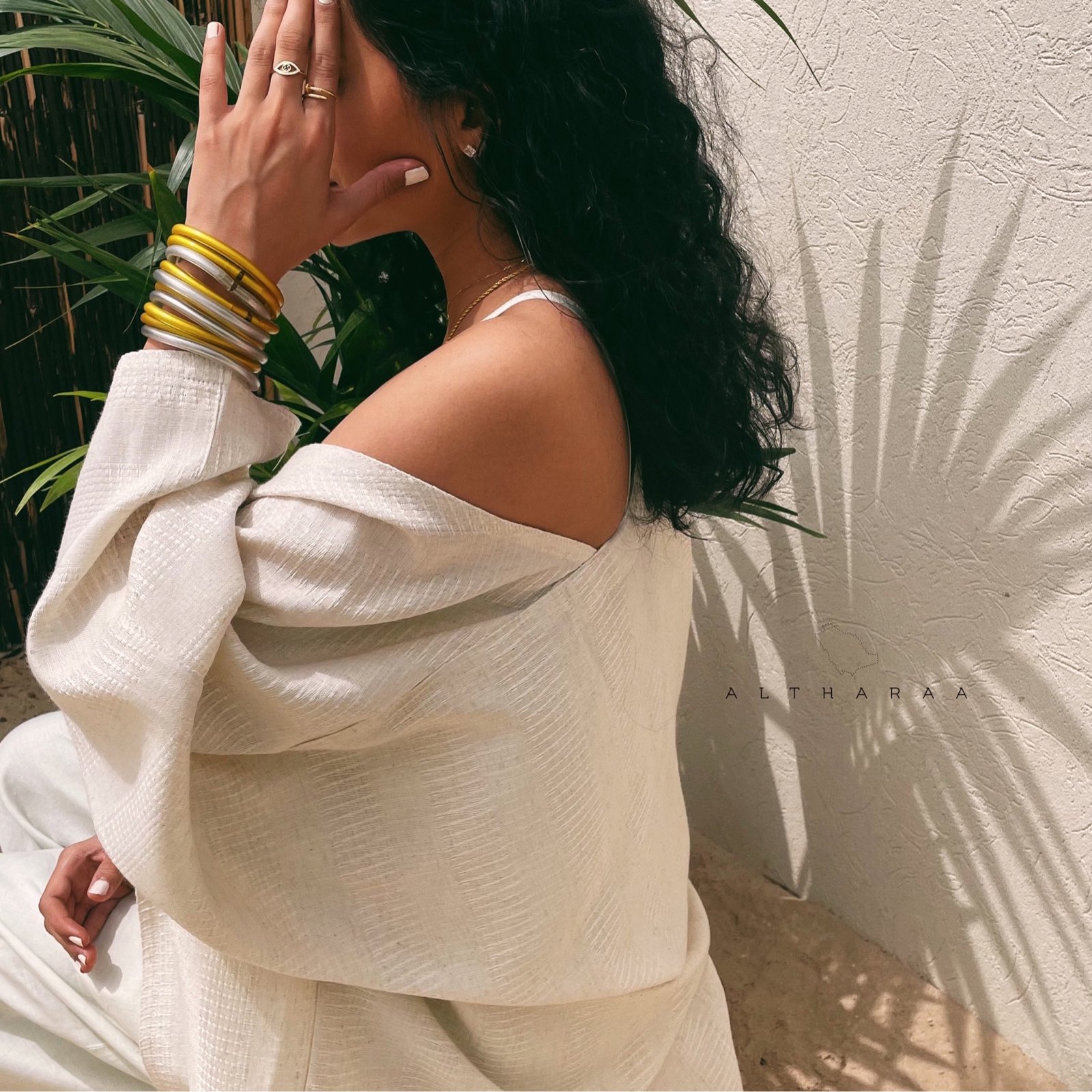 Pistachio Linen Jumpsuit Set  - Image 2