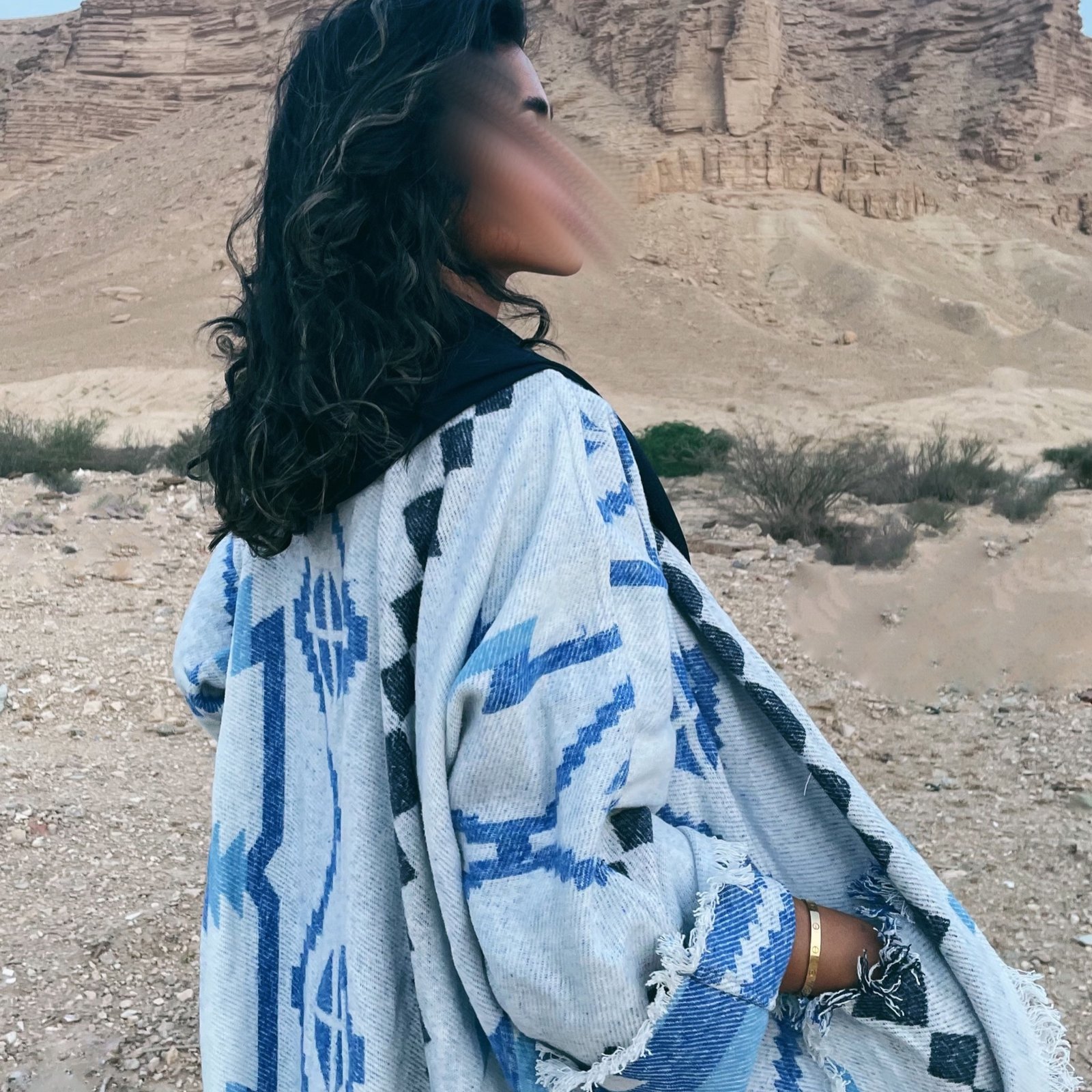 صوف تركي دبل فيس (كحلي) - صورة 1