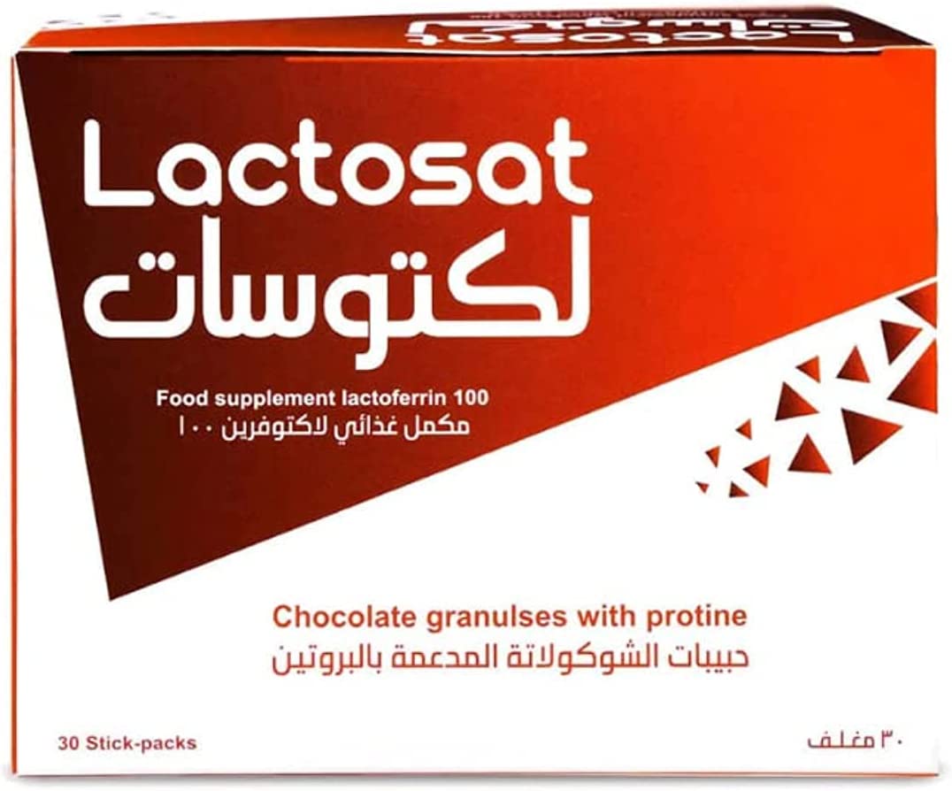 لكتوسات مكمل غذائي لاكتوفرين 100 ,30 مغلف - صورة 2