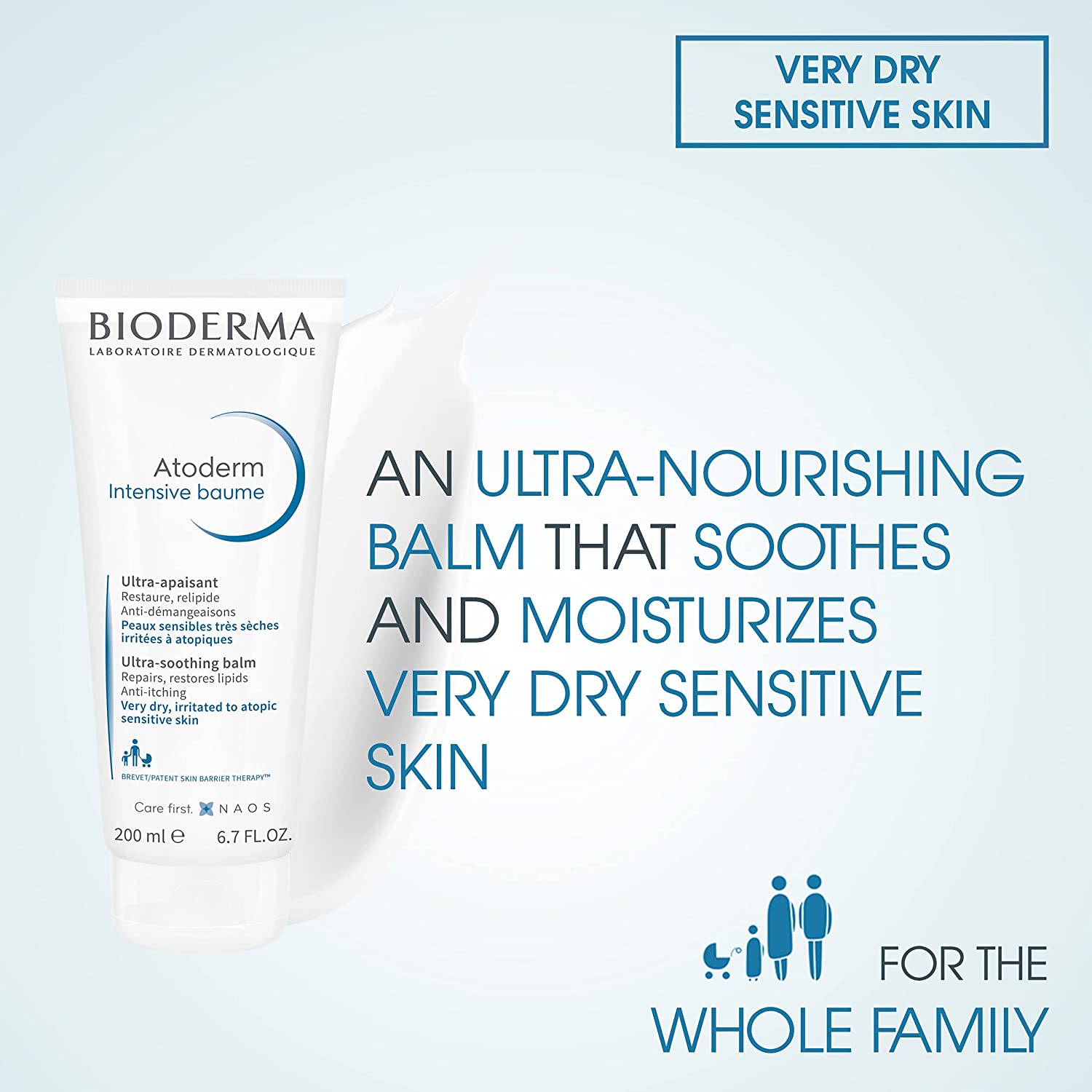 Bioderma Atoderm Intensive Ultra-Soothing Balm, 200ml - Image 2