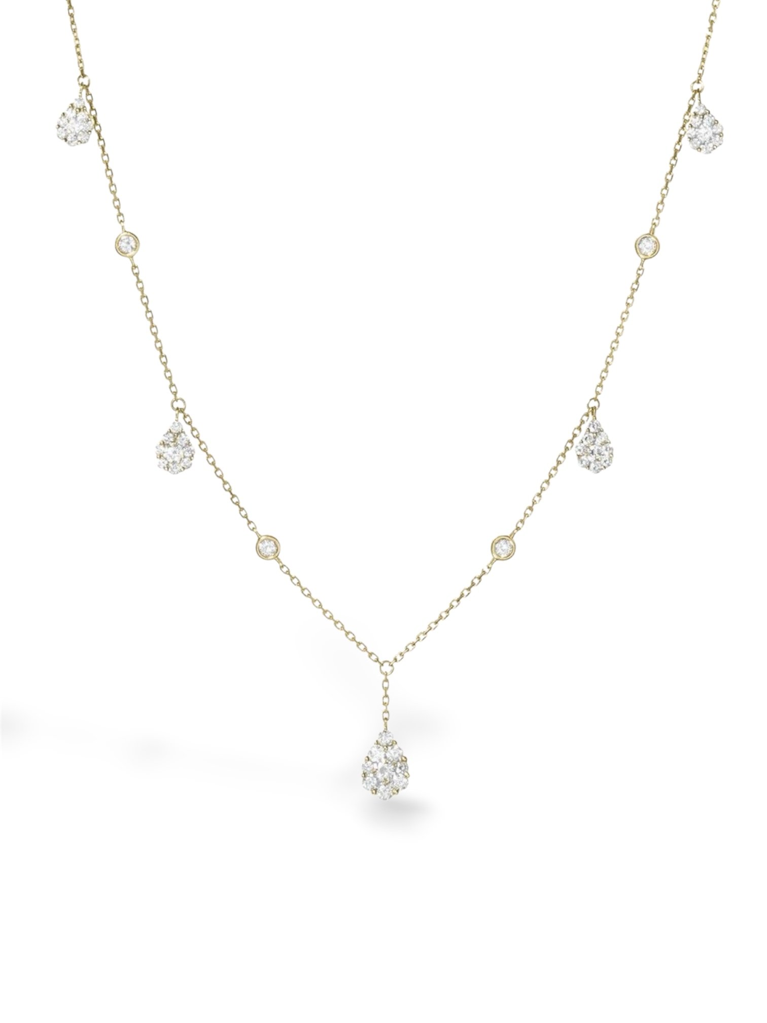 The Dewdrop Cluster Necklace - Image 1