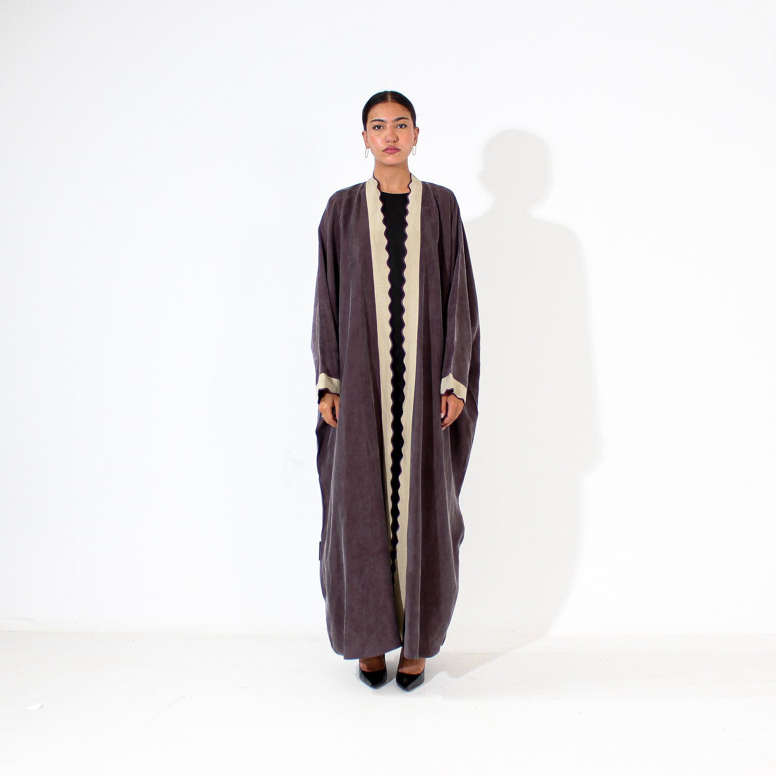 حرير مغسول عنابي - Image 3