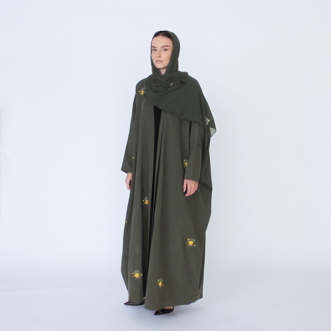كريب مغسول مع تطريز - Image 2