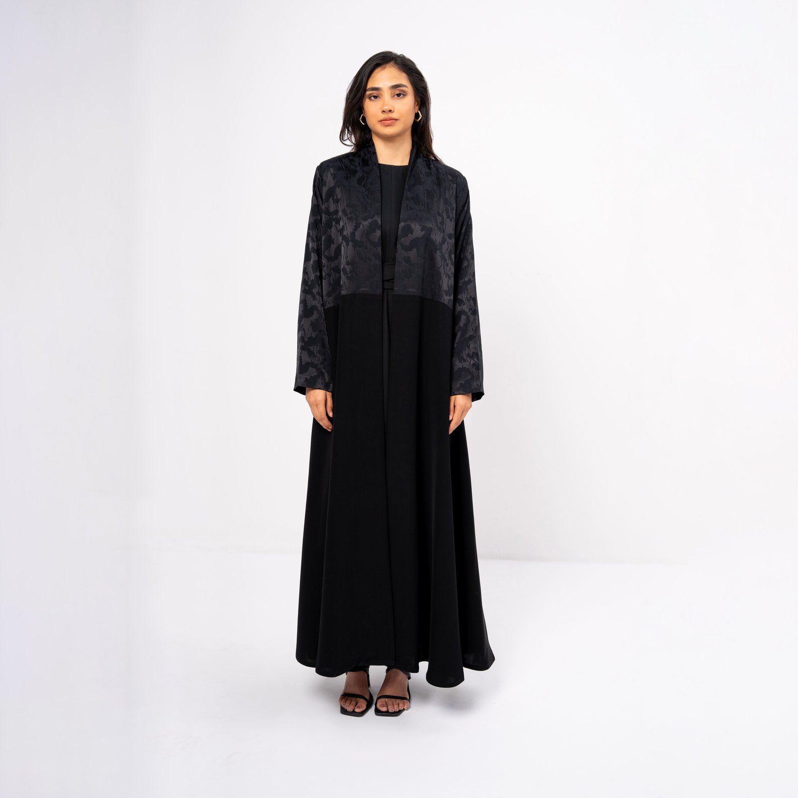 Black silk crepe - Image 2