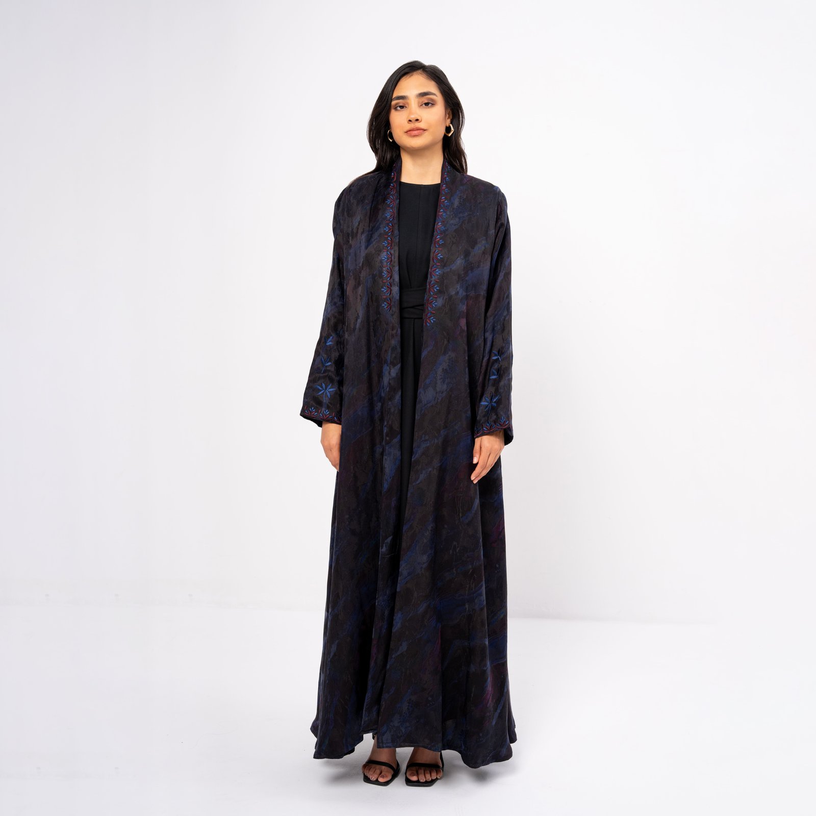 Printed silk with embroidery - Image 2