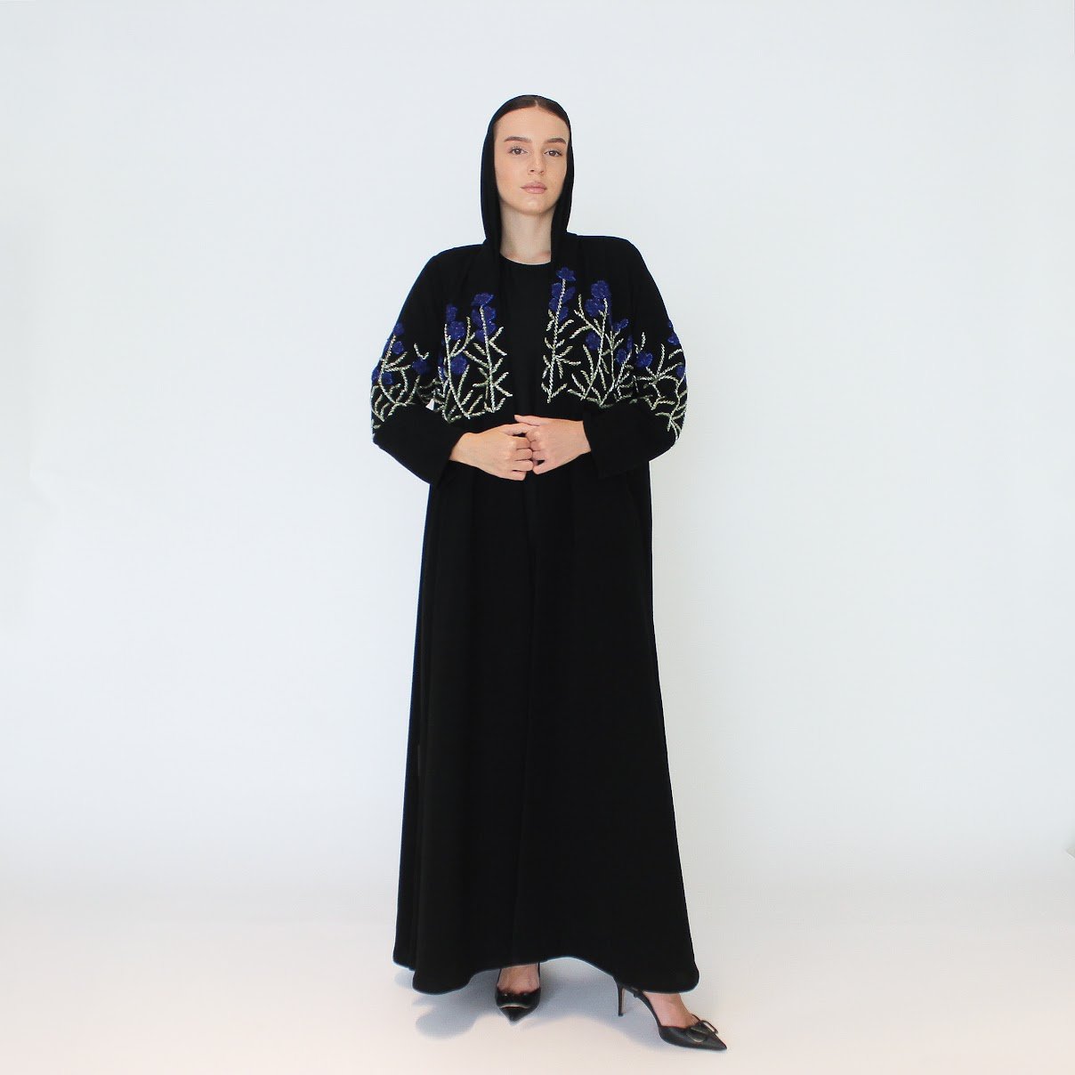 كريب اسود مع شك يدوي - Image 4