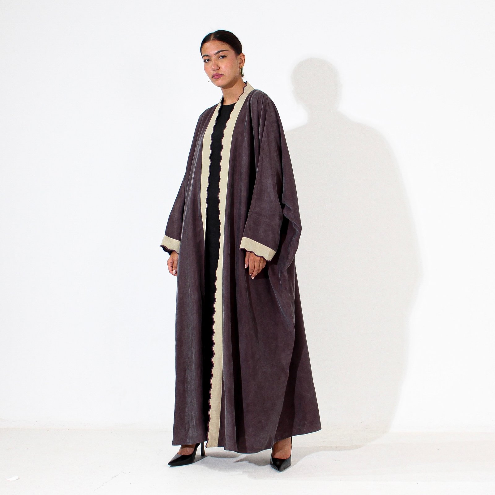 حرير مغسول عنابي - Image 1