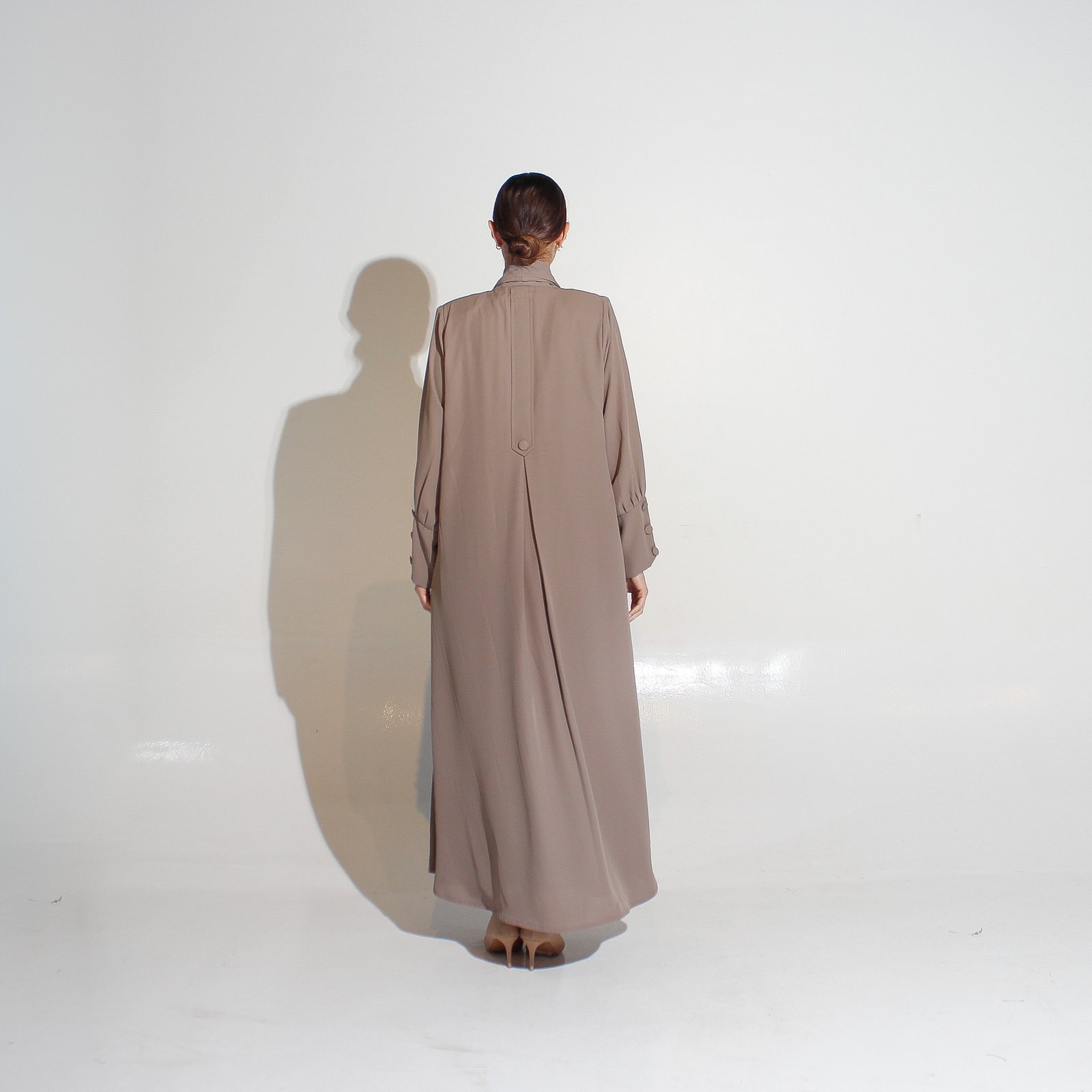 كريب حرير عملي بيج  - Image 4