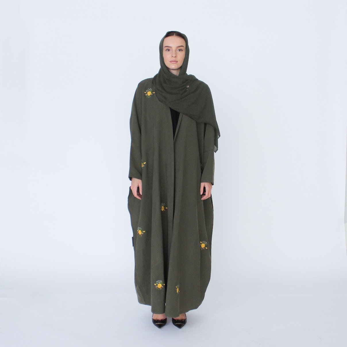 كريب مغسول مع تطريز - صورة 1