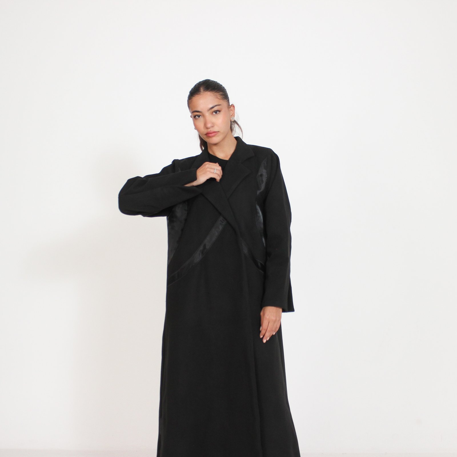 صوف بليزر اسود - Image 5
