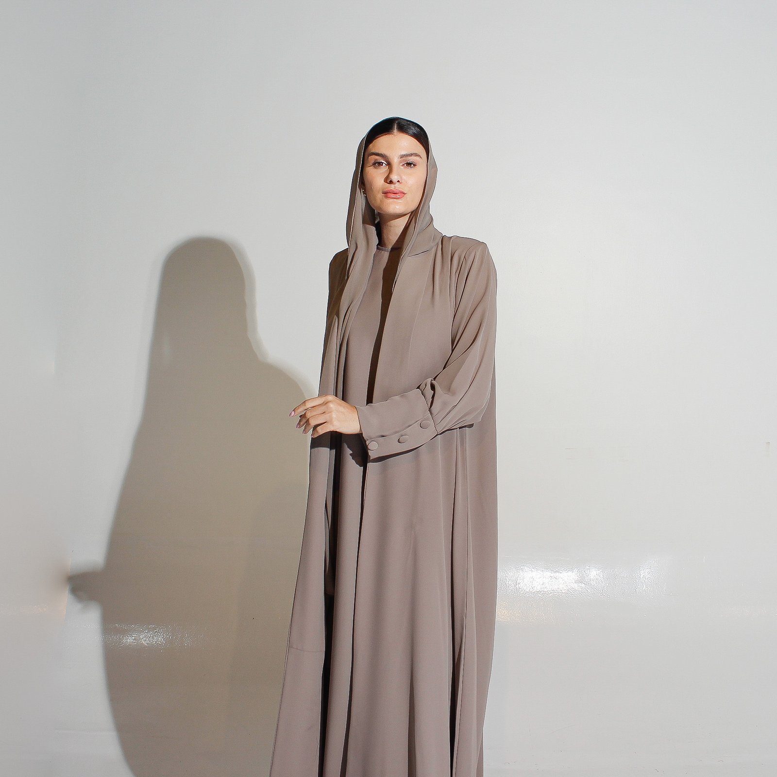 كريب حرير عملي بيج  - Image 6