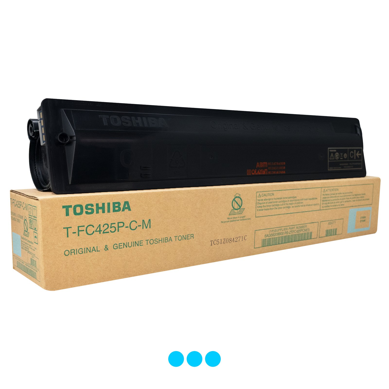Toshiba T-FC425P-C - M Color Toner - Image 1