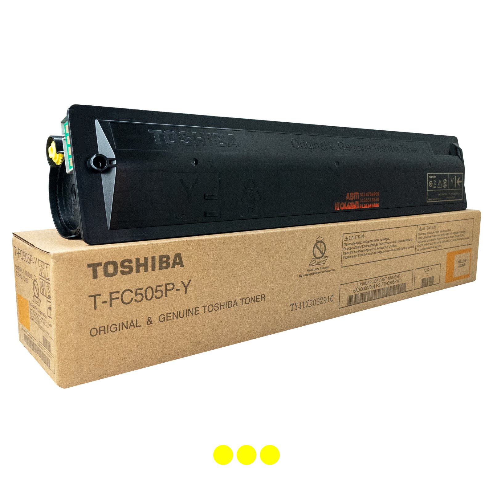 Toshiba T-FC505P-Y - Color Toner - Image 1