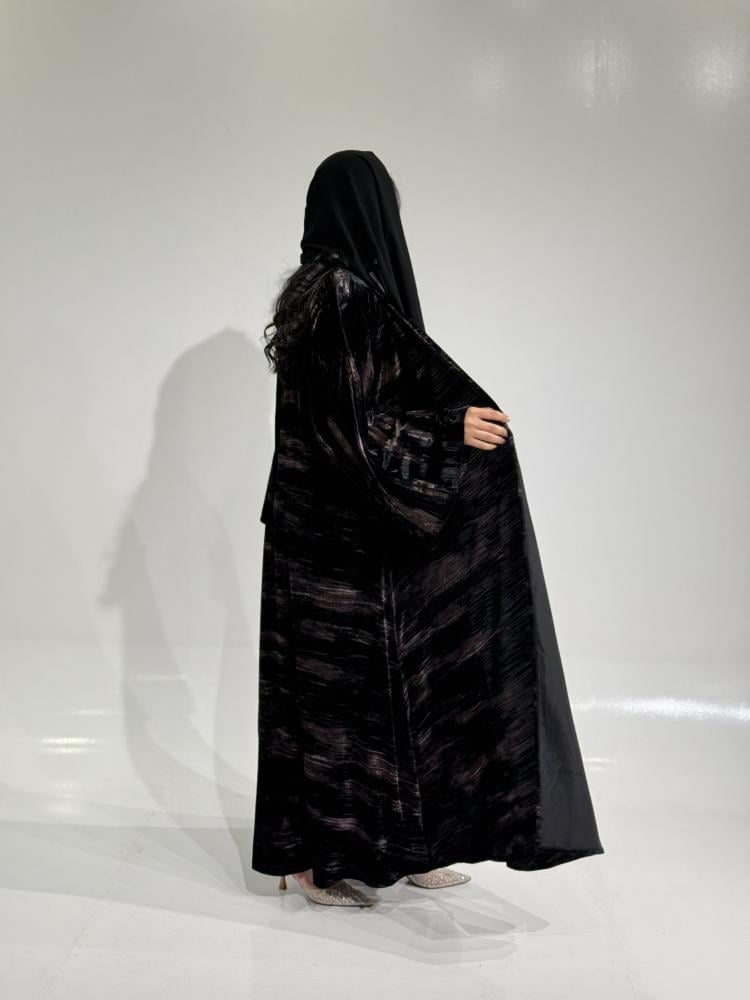 مخمل اسود مطبوع - صورة 10
