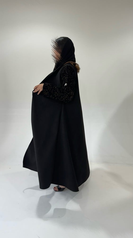 شامواه مع أكمام مخمل مطرزة - صورة 2