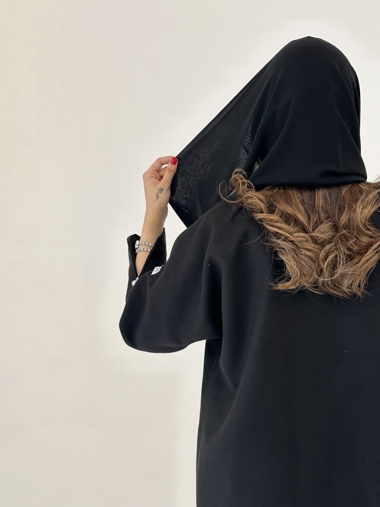 عباية جوخ أسود رسمي - صورة 8