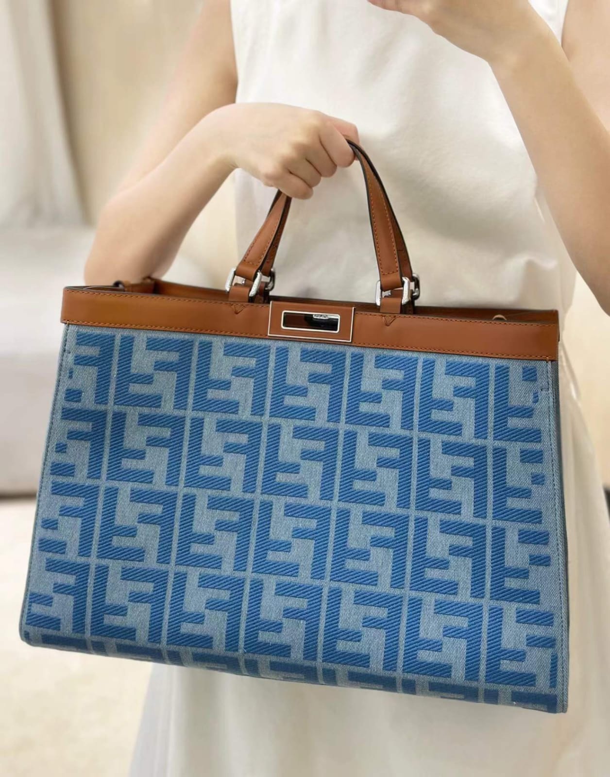 ماستر كواليتي فندي توت باق 41cm Fendi Tote - صورة 2