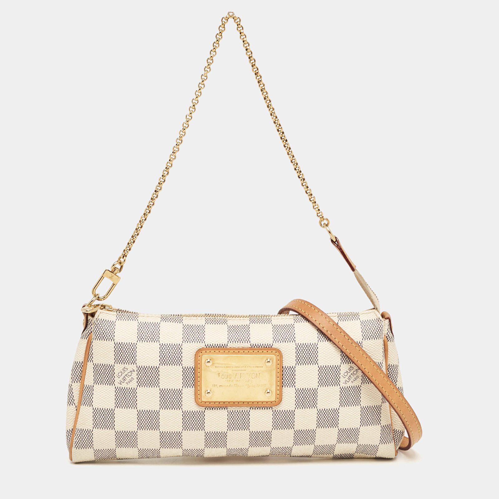 ماستر كواليتي لوي فيتون كلاتش  Louis Vuitton Damier Azur Canvas Eva Clutch  - صورة 1