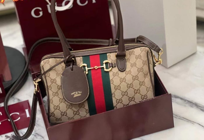 ماستر كواليتي قوتشي اوفيديا بوستن Gucci Ophidia Boston.  - صورة 1