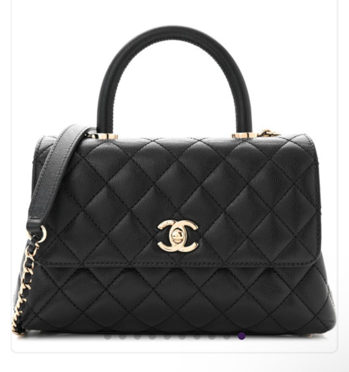ماستر كواليتي شانيل كوكو هاندل الصغيرة Chanel Mini Coco Handle - صورة 1