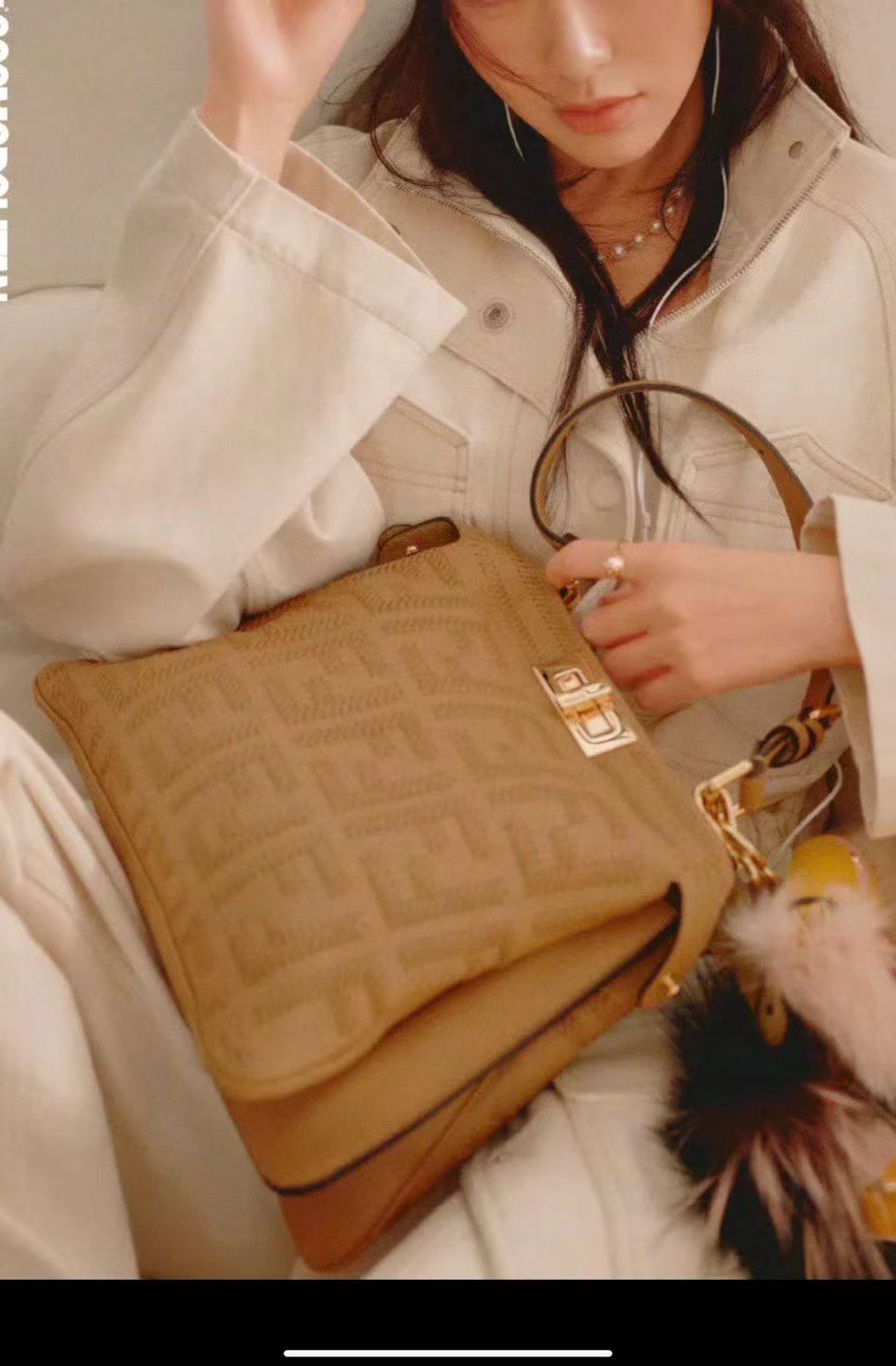 ماستر كواليتي فندي بيكابو Fendi Two-way Bag - صورة 1