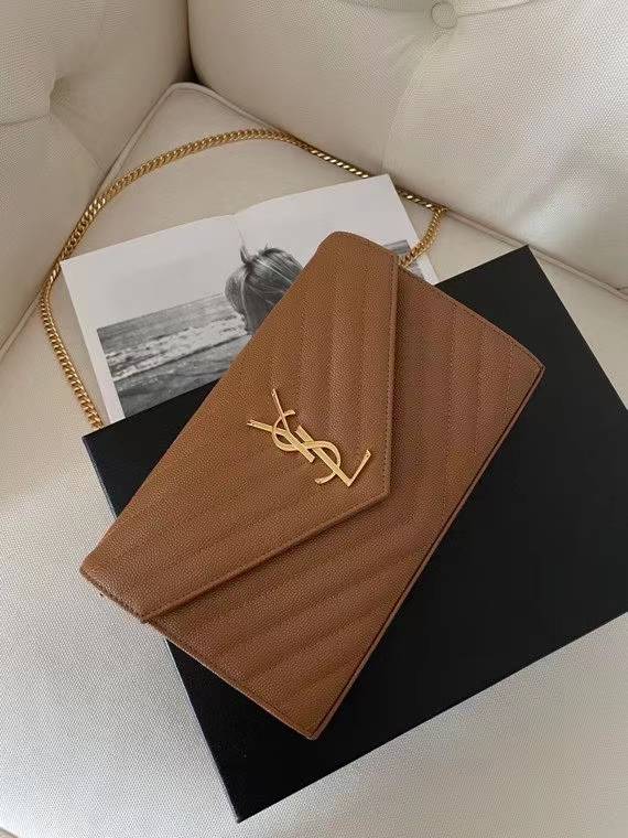 ماستر كواليتي سان لوران 22cm  Saint Laurent Monogram Chain Wallet - صورة 1