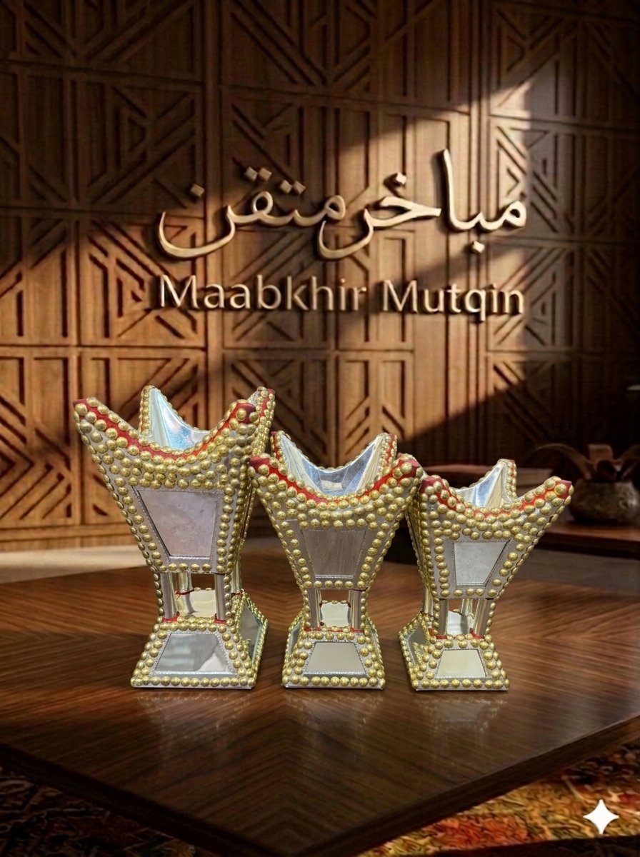 طقم ثلاث حبات مباخر حائلية الشكل الاصيل - صورة 1
